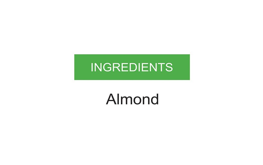 Orgabite Organic Almond    Pack  400 grams